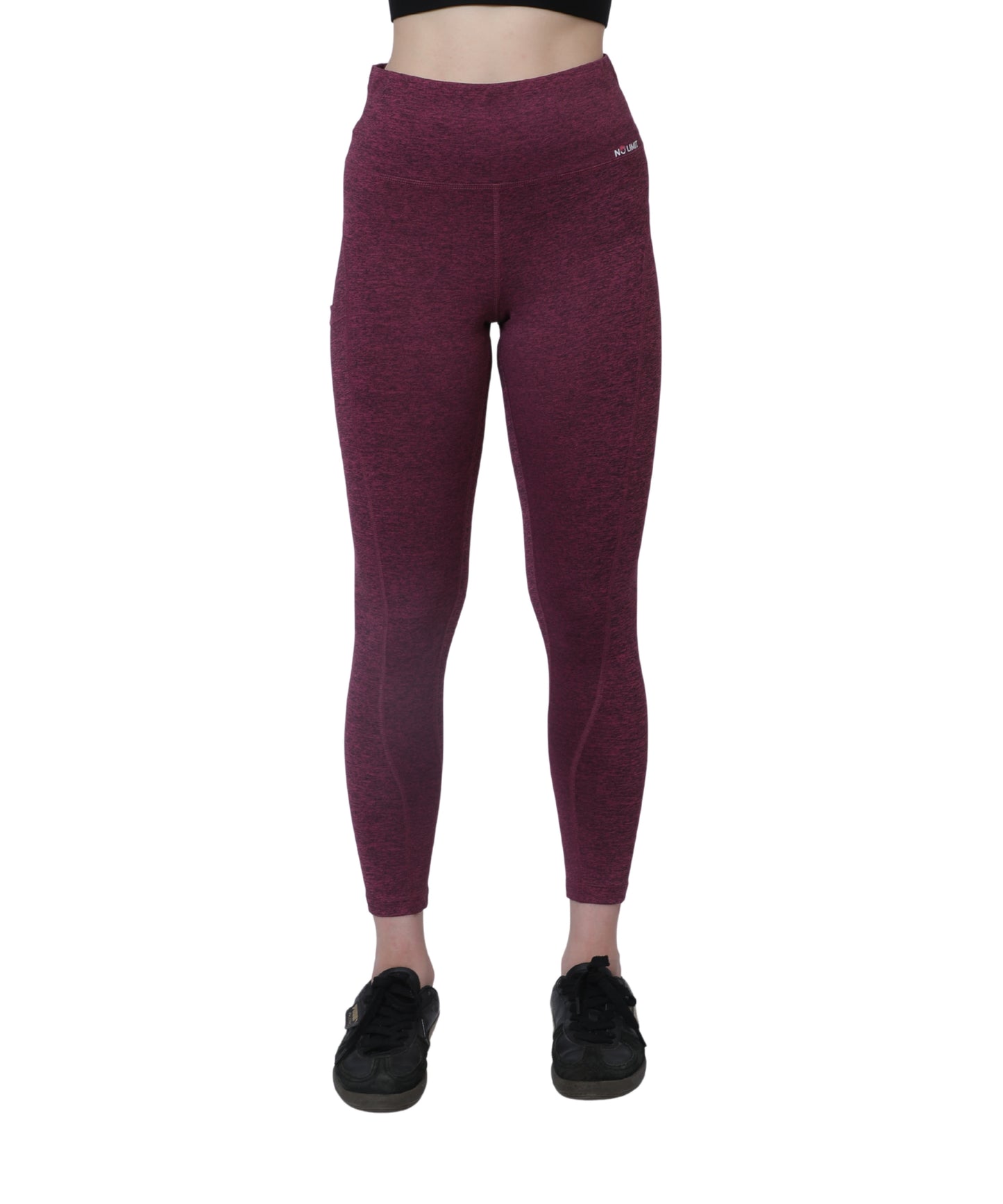 High Waist Gym Leggings with Side Pocket, 4-Way Stretch, Squat-Proof, Moisture-Wicking for Gym, Fitness, Training, Yoga & Activewear