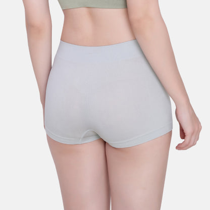 Nylon Spandex Seamless Boyshorts Panty