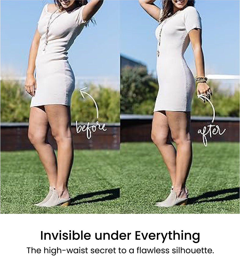 High Waist Tummy Control Shapewear With Lace