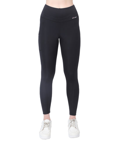 Glamoras Women’s Polyester Spandex High Waist Gym Leggings with Side Pocket, 4-Way Stretch, Squat-Proof, Moisture-Wicking Yoga Pants, Workout Tights for Running, Gym, Fitness, Training, Yoga & Activewear