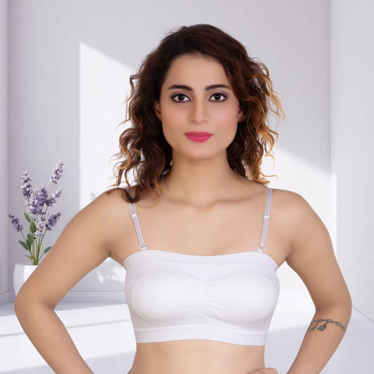 Strapless Multi-Way with Back Hook Closure and Removable Straps