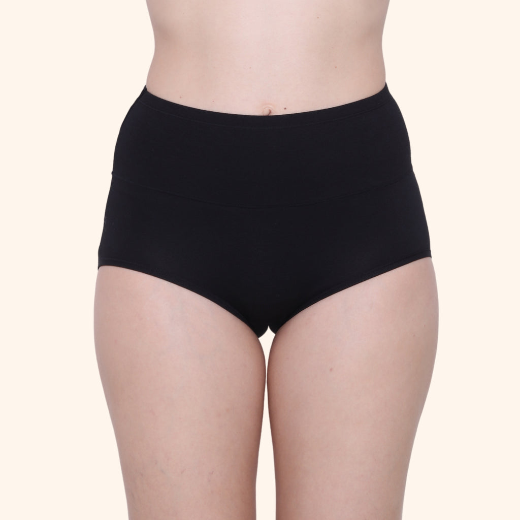 High Waist Full Coverage Brief Panty