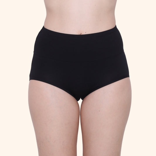 High Waist Full Coverage Brief Panty