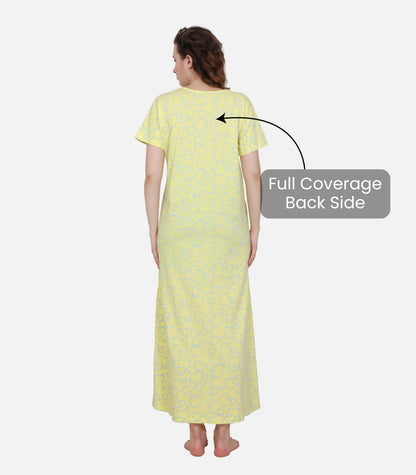 Hosiery Cotton Nighty Gown for Women