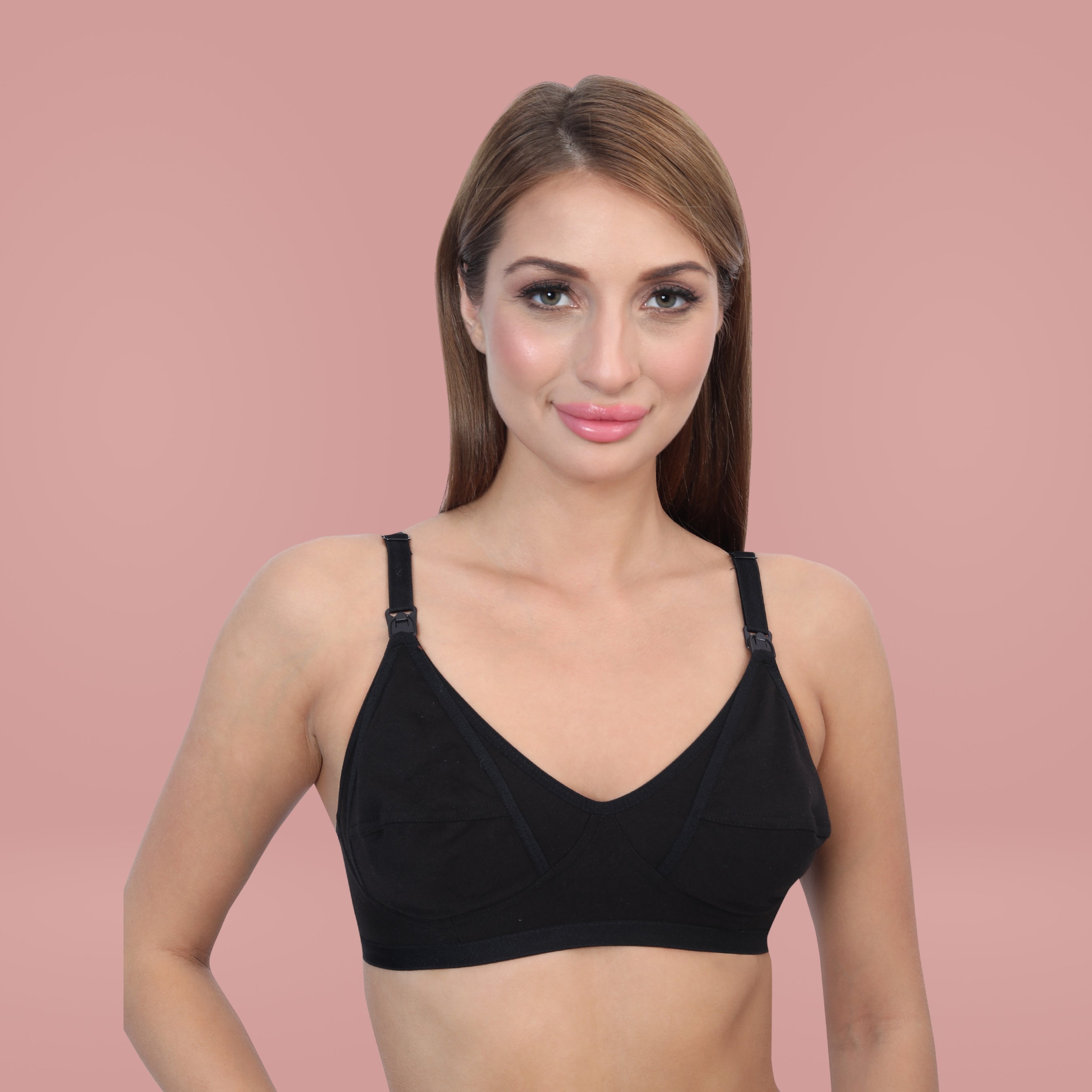 Cotton Non Padded Non Wired Full Coverage Maternity Bra