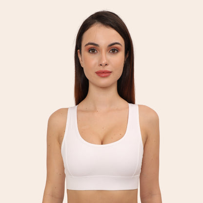 Full Coverage, Non-Wired, Seamless, Stretchable & Support Activewear for Women