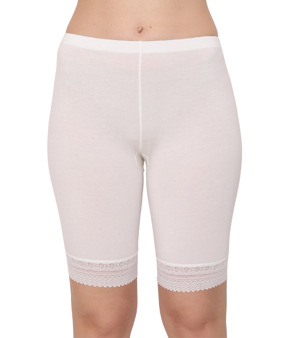 Bamboo Spandex Mid Rise Under Skirt Under Dress Shorts