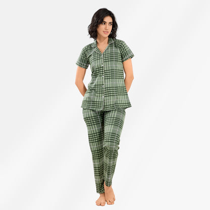 Printed Full Length Night Gown