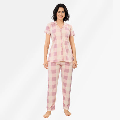 Printed Full Length Night Gown