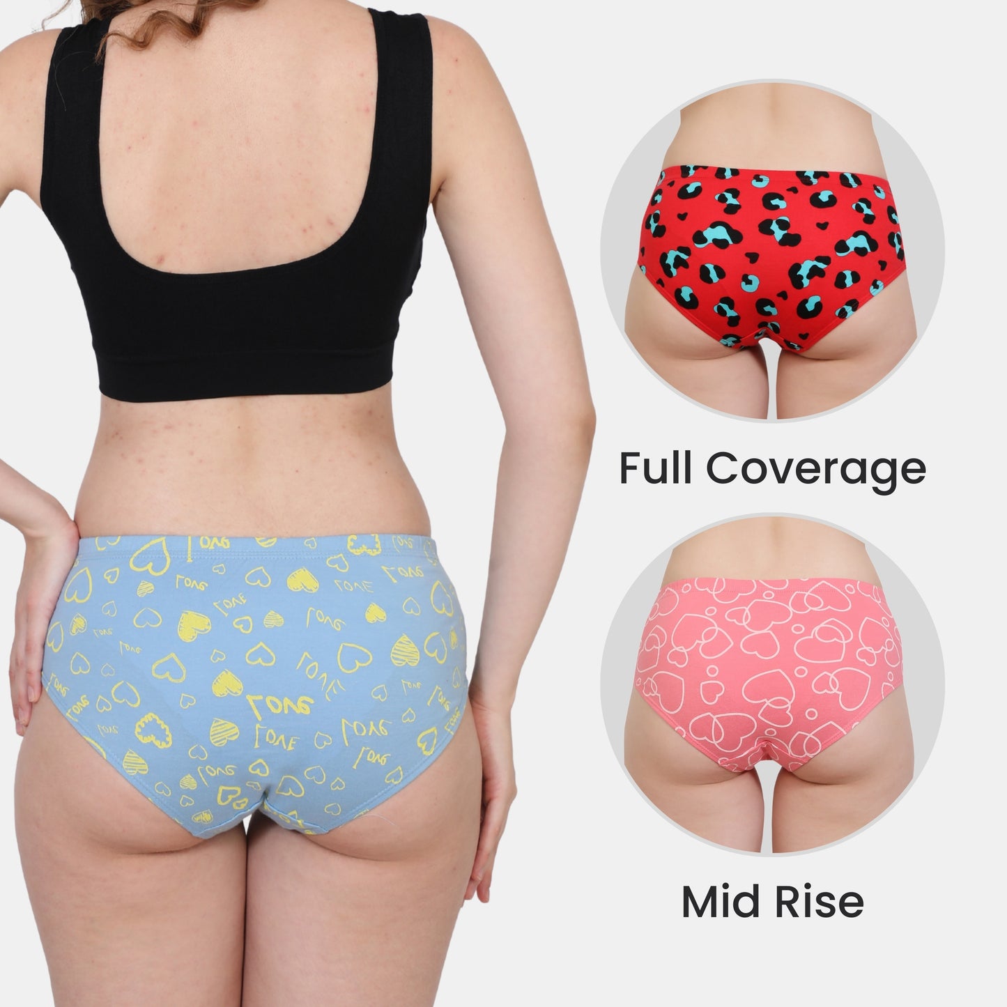 Soft Stretchable Concealed Waistband Everyday Panty