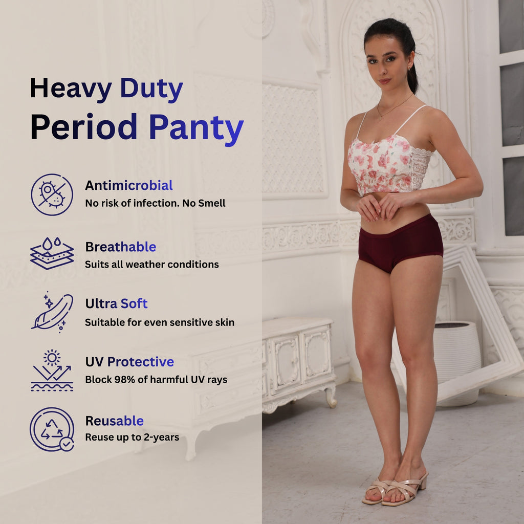 Reusable Bamboo Cotton Period Panty