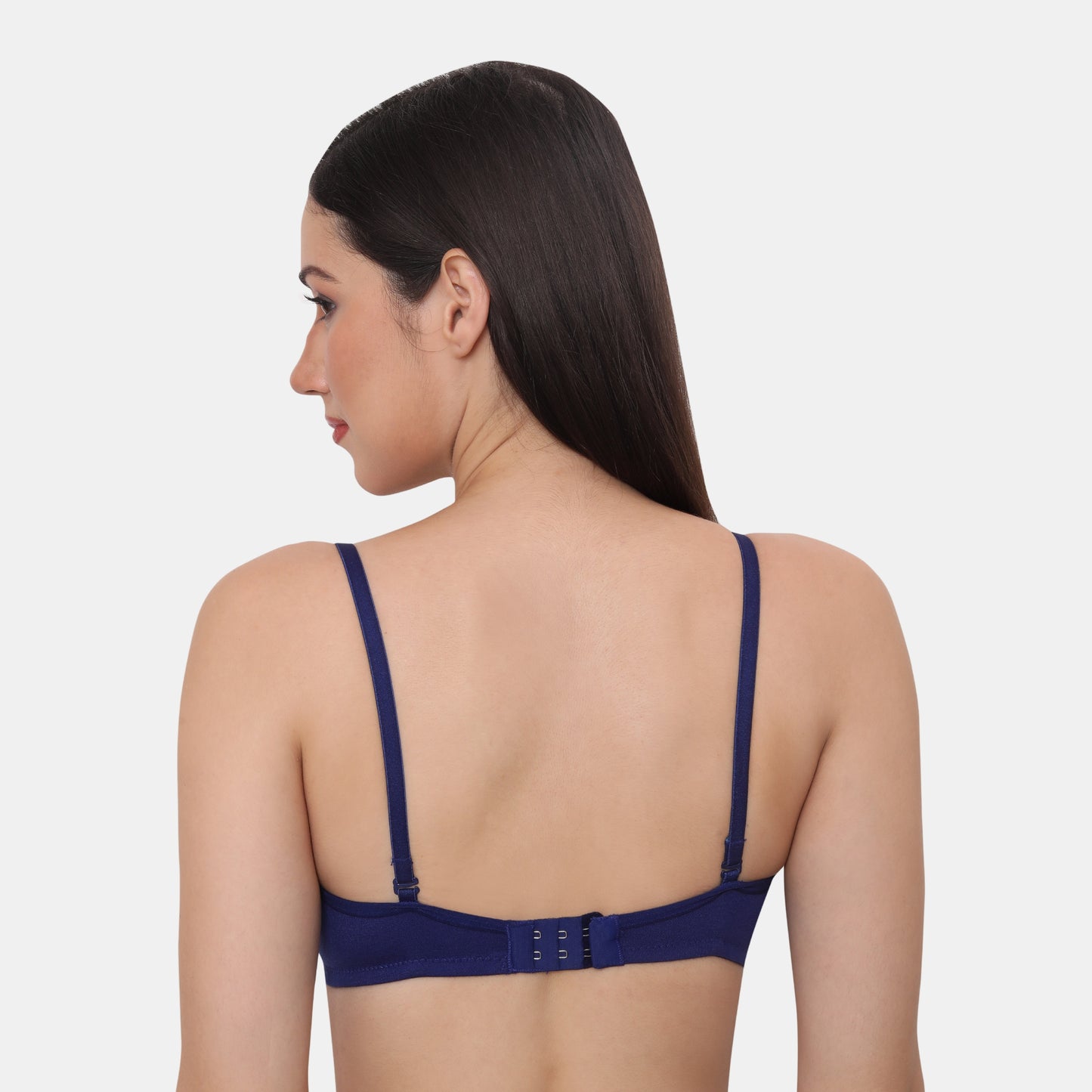 Full Coverage Padded Non-Wired Adjustable Straps Tshirt Bra