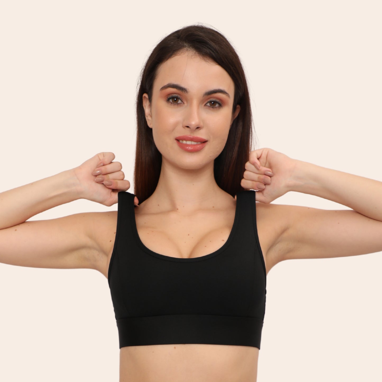 Full Coverage, Non-Wired, Seamless, Stretchable & Support Activewear for Women