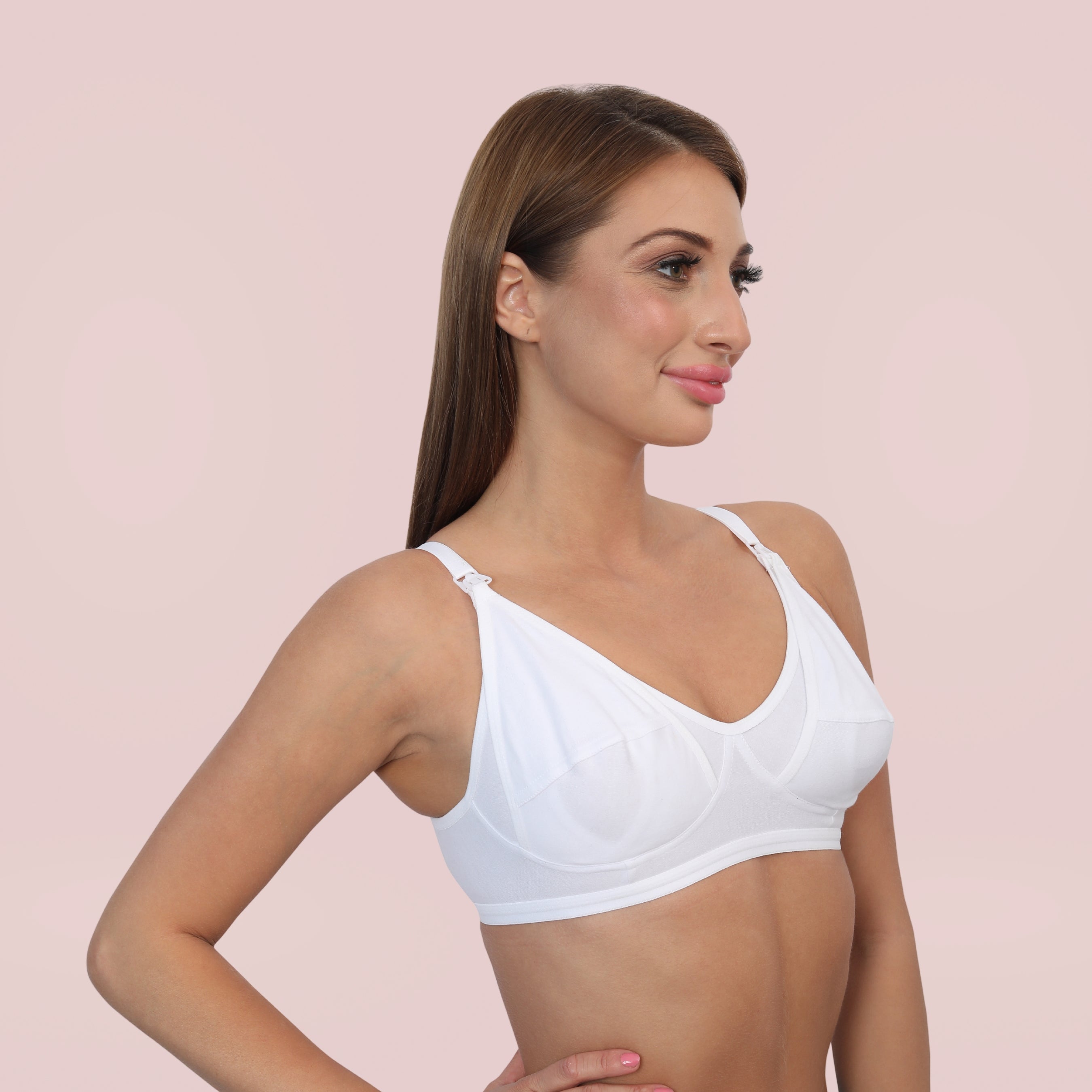 Cotton Non Padded Non Wired Full Coverage Maternity Bra