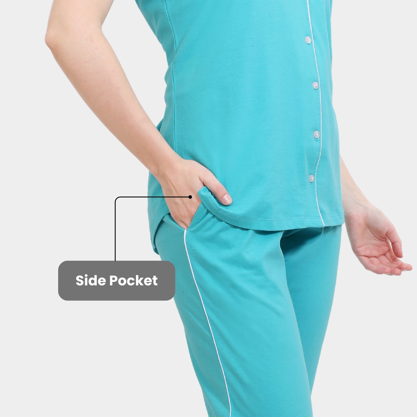 Plain Full Length Night Gown