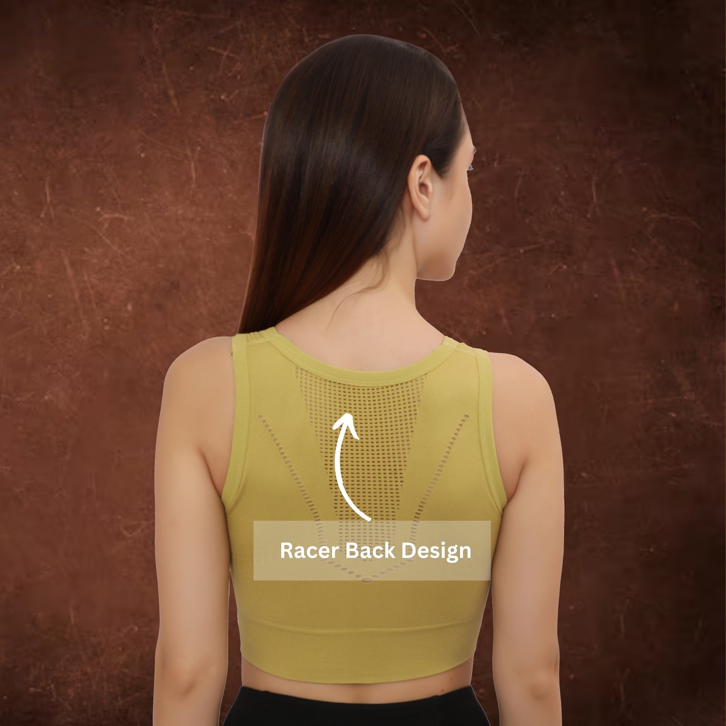 High Support Padded Wireless Sports Bra