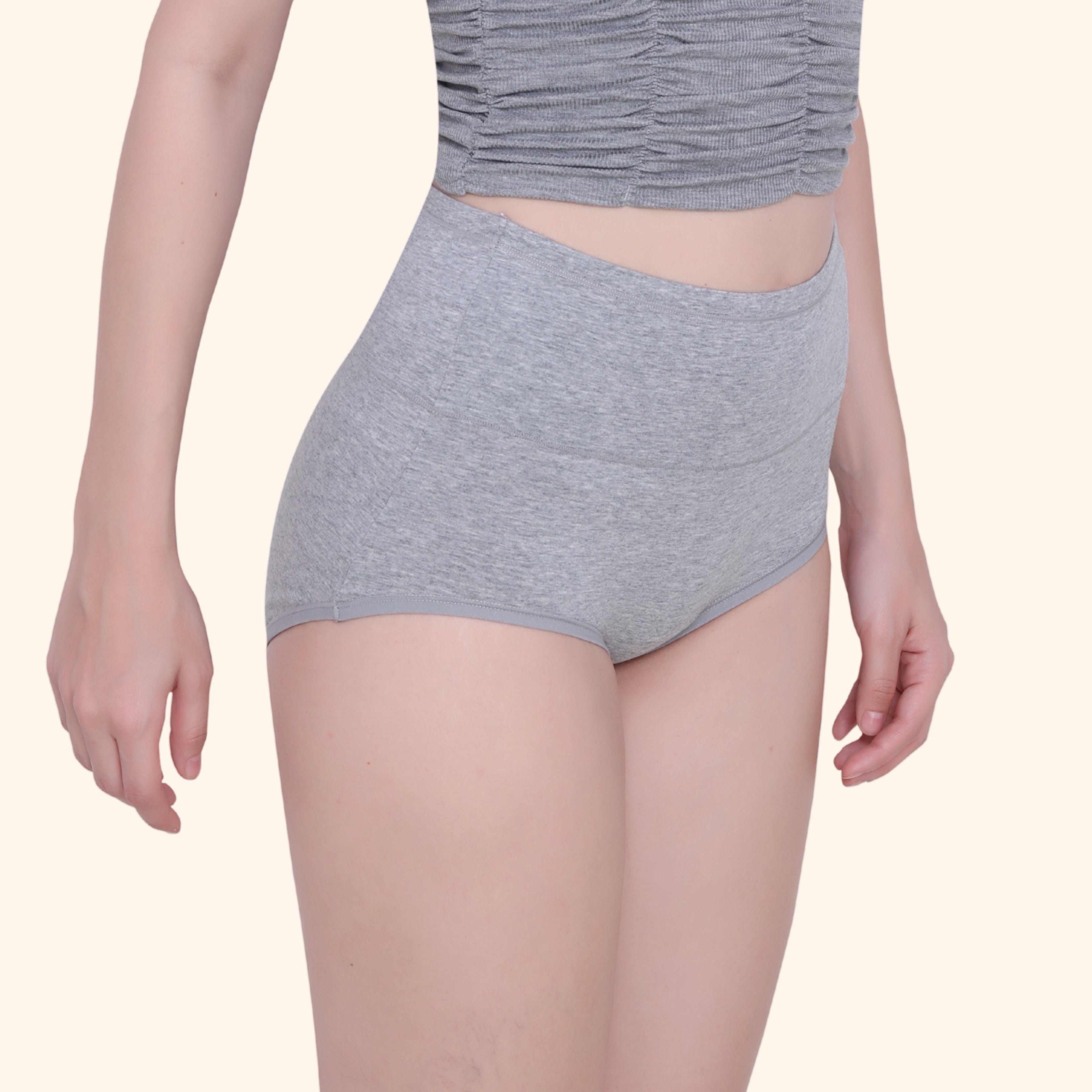 High Waist Full Coverage Brief Panty