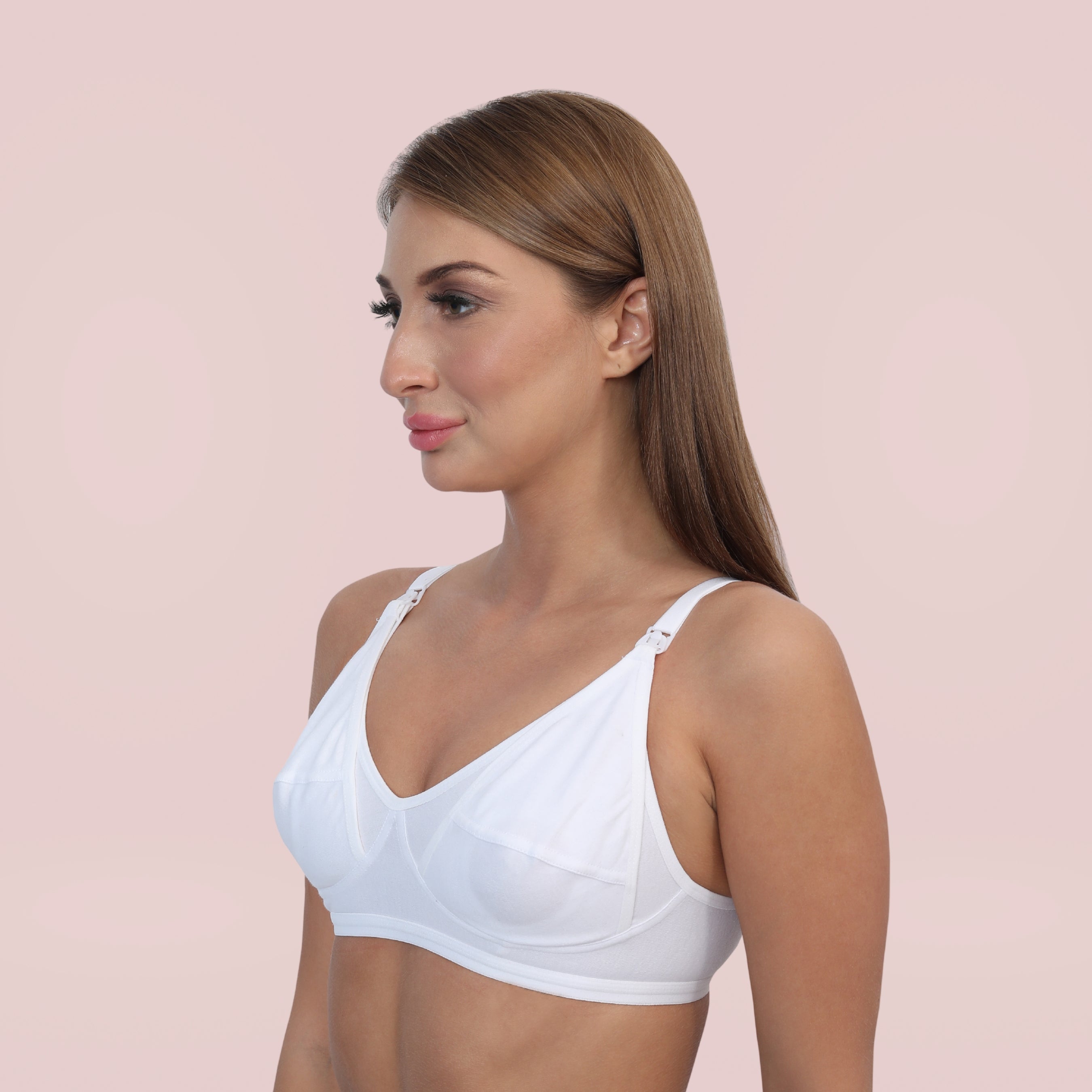Cotton Non Padded Non Wired Full Coverage Maternity Bra