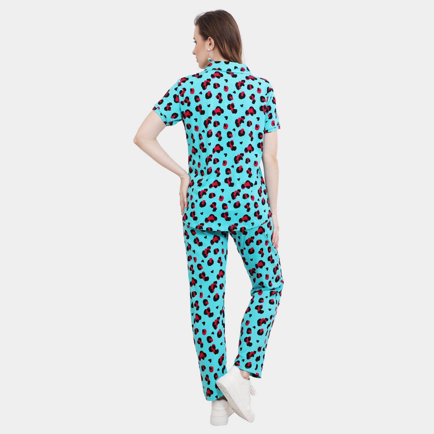 Printed Full Length Night Gown