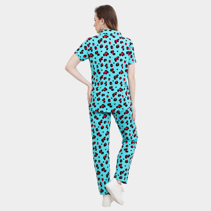 Printed Full Length Night Gown