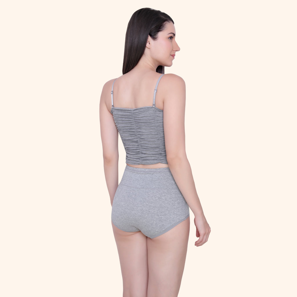 High Waist Full Coverage Brief Panty