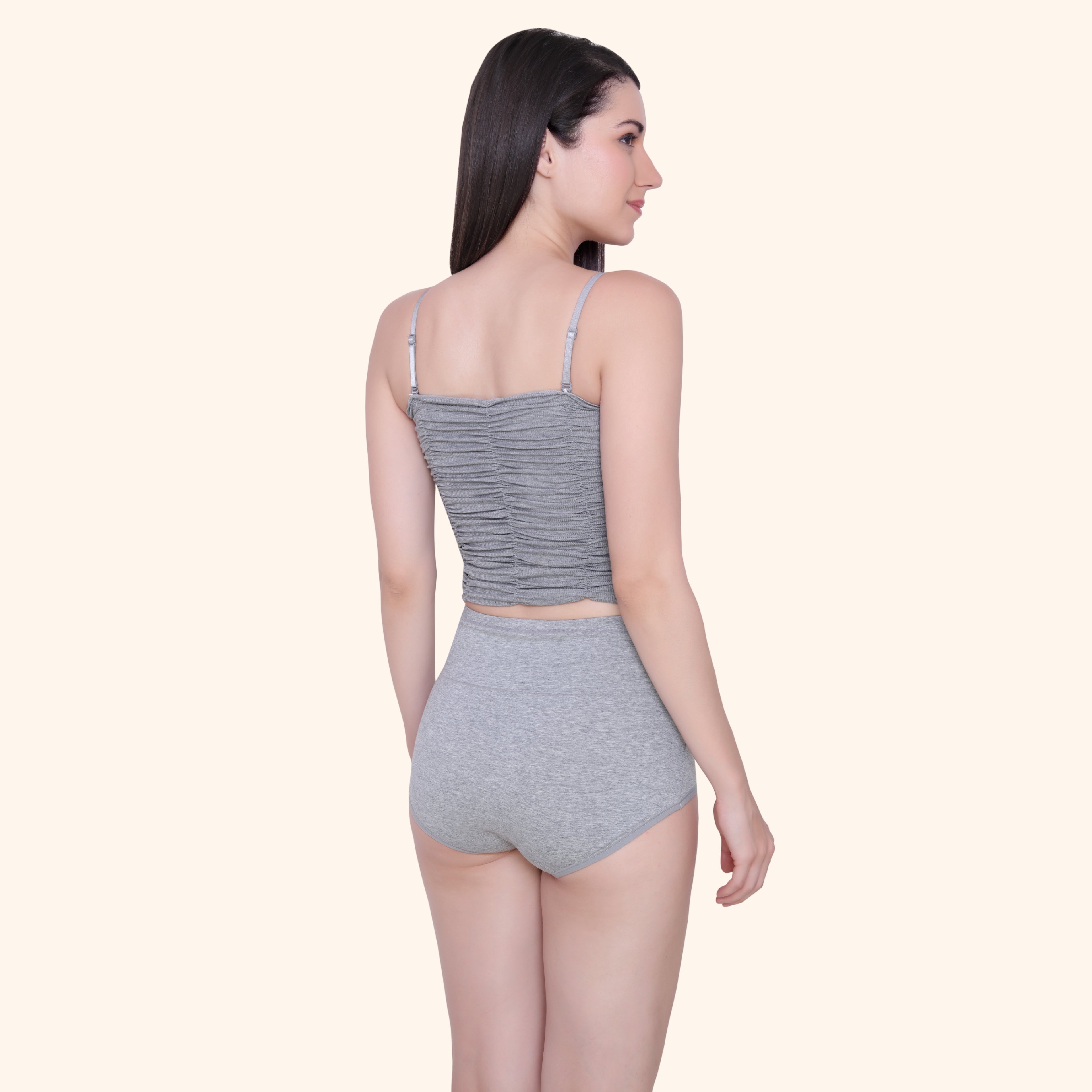 High Waist Full Coverage Brief Panty