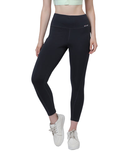 High Waist Gym Leggings with Side Pocket, 4-Way Stretch, Squat-Proof, Moisture-Wicking for Gym, Fitness, Training, Yoga & Activewear
