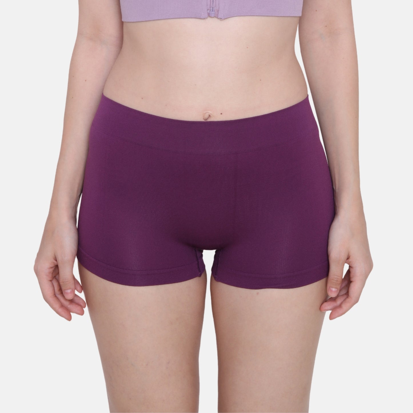 Nylon Spandex Seamless Boyshorts Panty