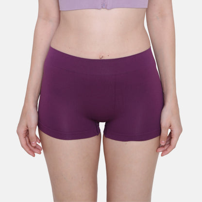Nylon Spandex Seamless Boyshorts Panty