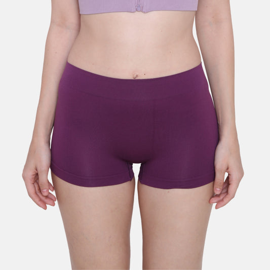 Nylon Spandex Seamless Boyshorts Panty