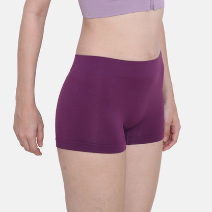 Nylon Spandex Seamless Boyshorts Panty