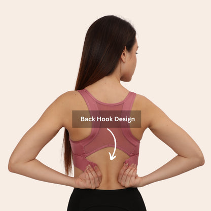 Full Coverage, Non-Wired, Seamless, Stretchable & Support Activewear for Women