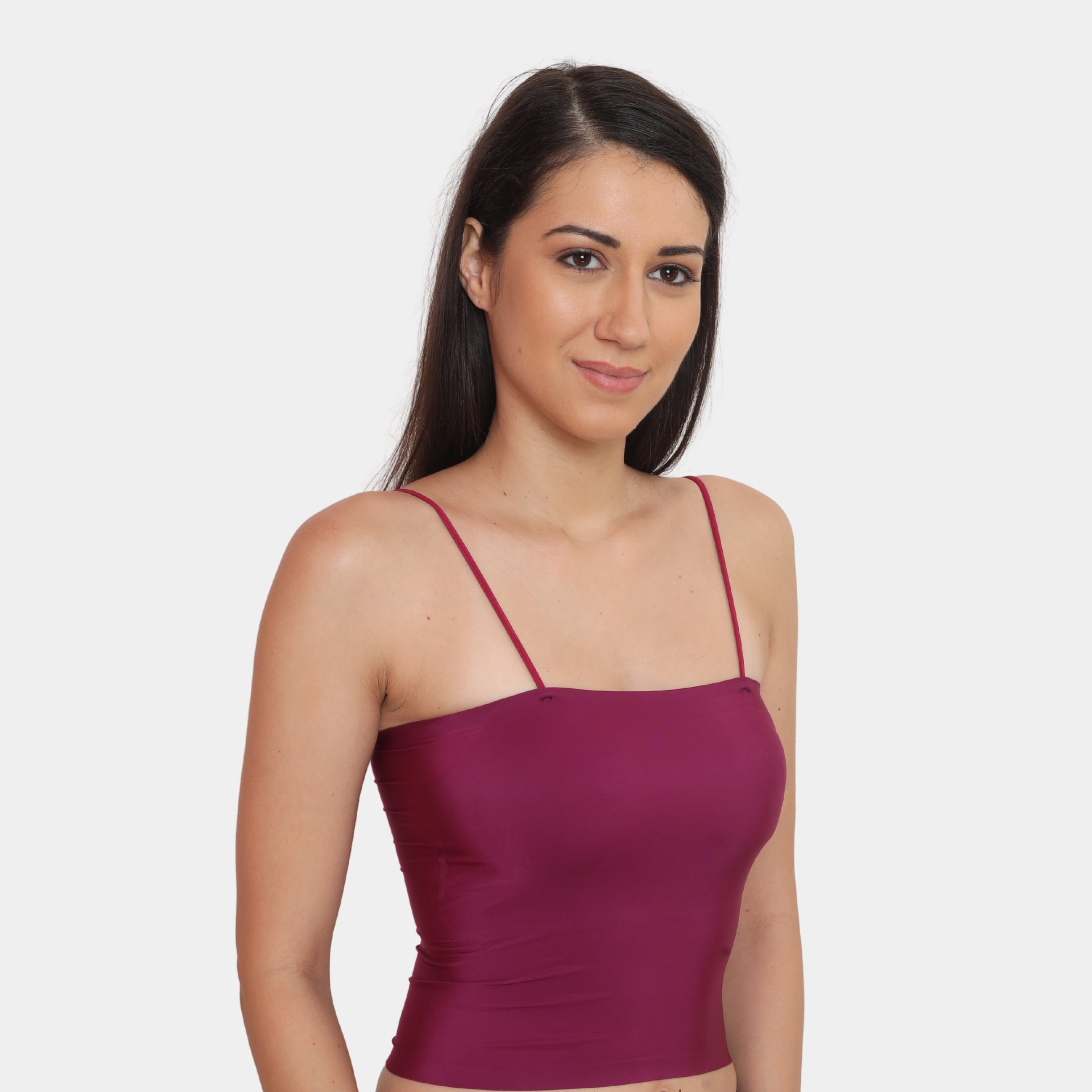 Nylon Spandex Crop Camisole Crop Top