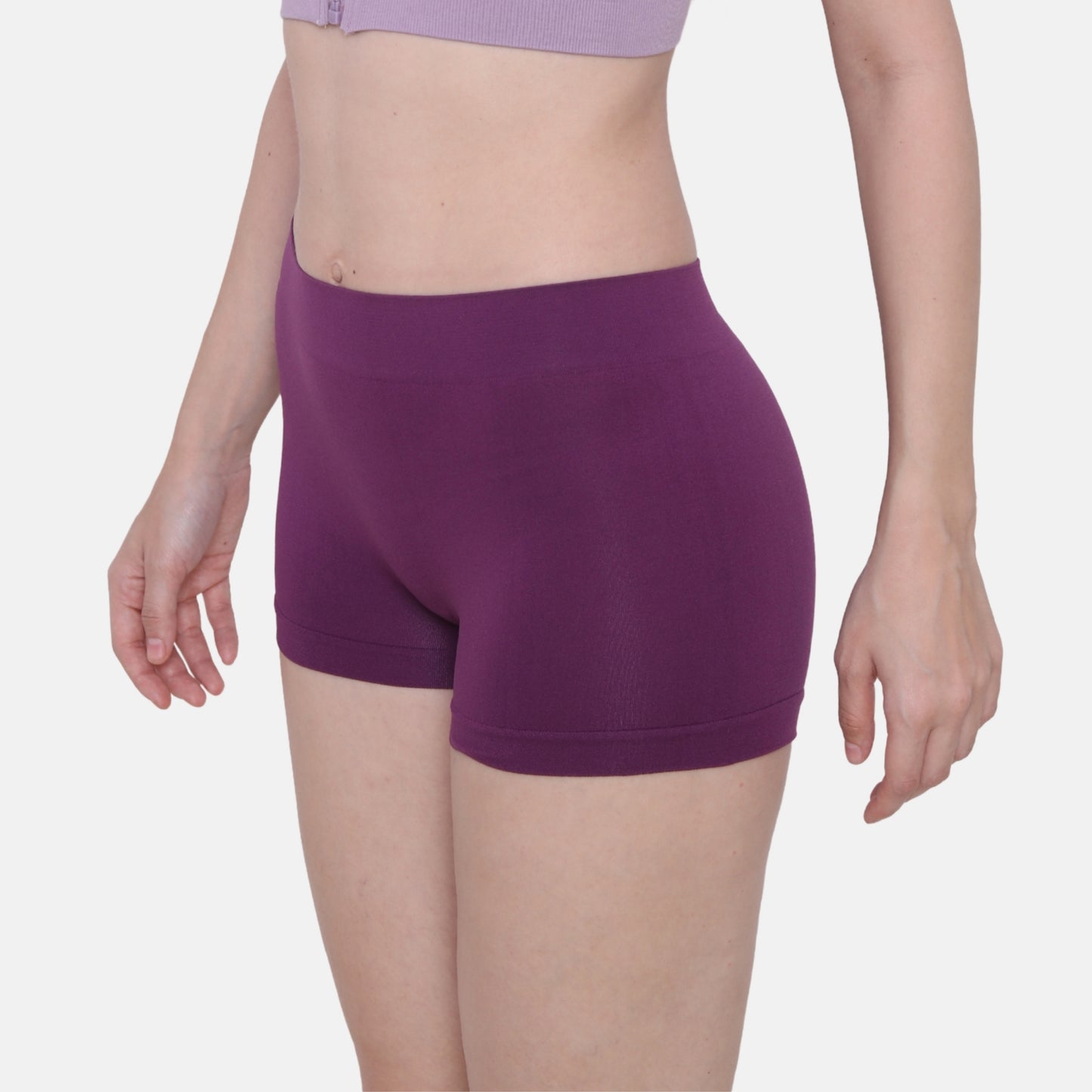 Nylon Spandex Seamless Boyshorts Panty
