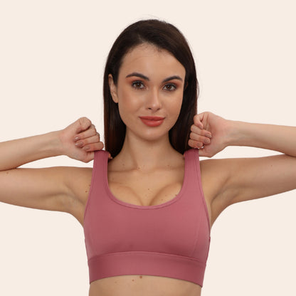 Full Coverage, Non-Wired, Seamless, Stretchable & Support Activewear for Women