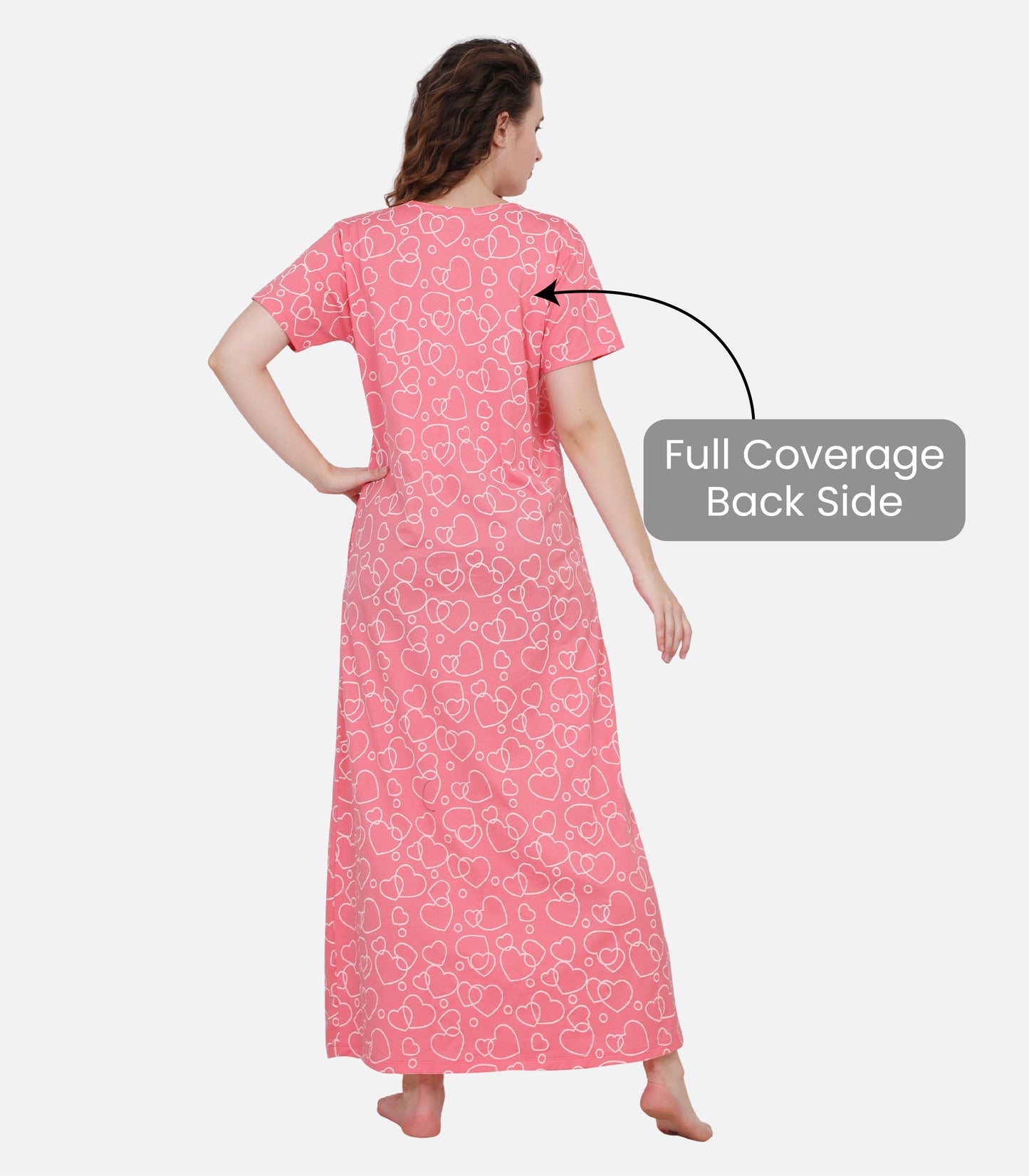 Hosiery Cotton Nighty Gown for Women