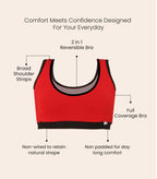 Sports Bra - 2-in-1 Reversible