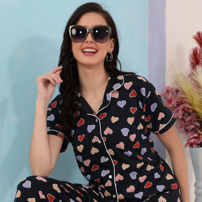 Printed Full Length Night Gown
