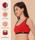Sports Bra - 2-in-1 Reversible