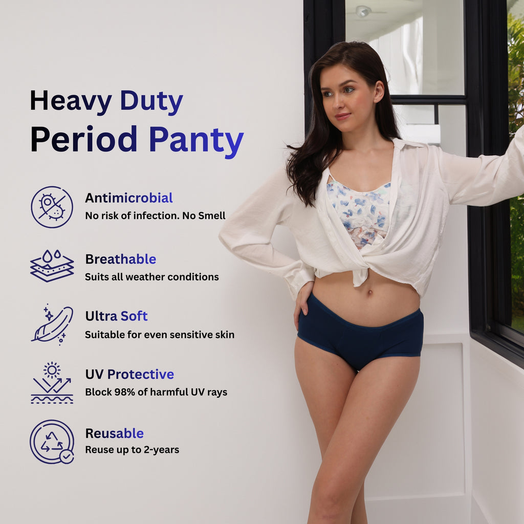 Reusable Bamboo Cotton Period Panty