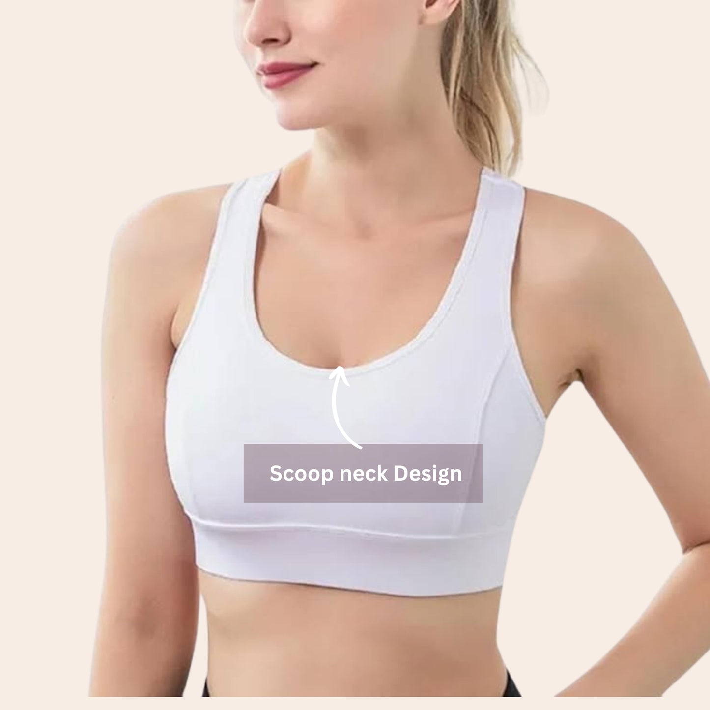 Full Coverage, Non-Wired, Seamless, Stretchable & Support Activewear for Women