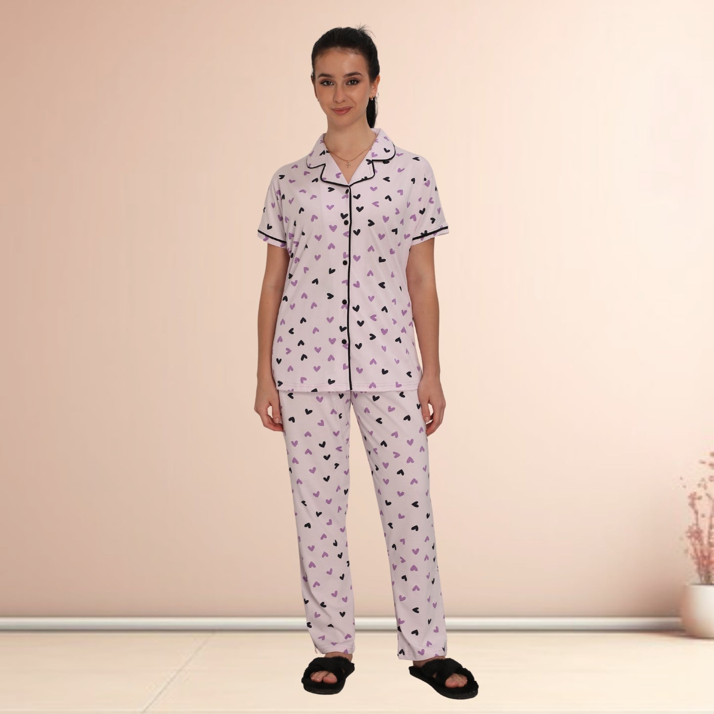 Printed Full Length Night Gown