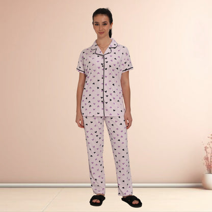 Printed Full Length Night Gown