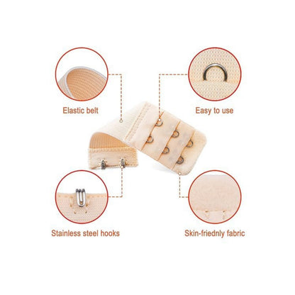 2-Hook Stretchable Bra Extender