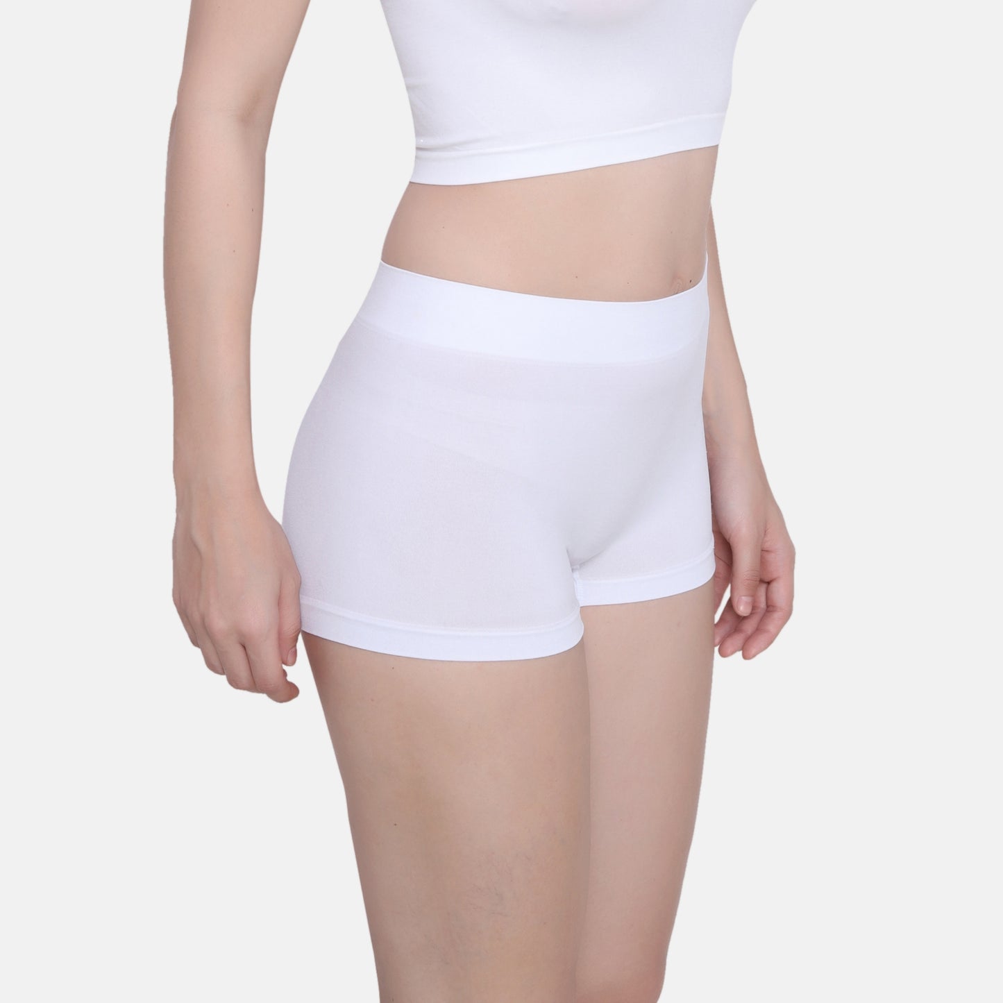 Nylon Spandex Seamless Boyshorts Panty