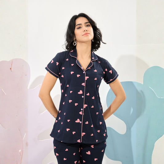 Printed Full Length Night Gown