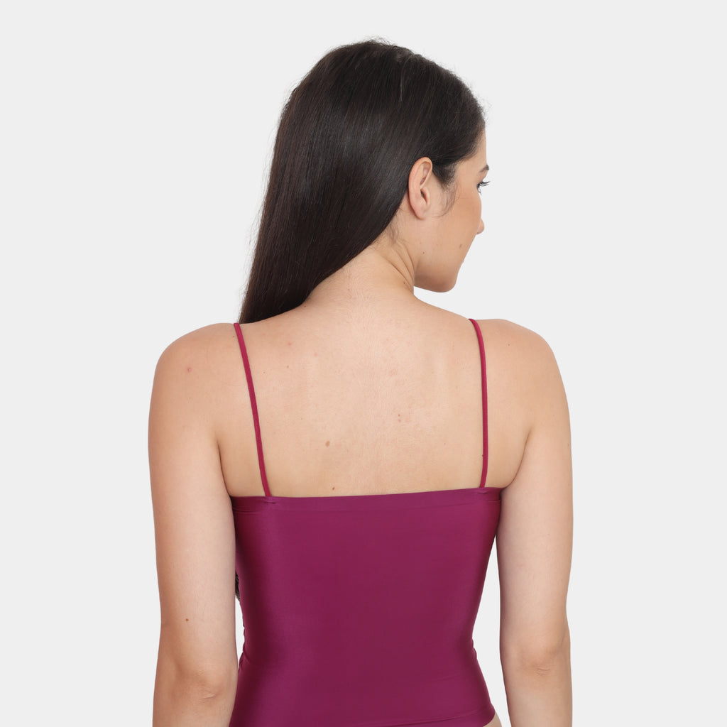 Nylon Spandex Crop Camisole Crop Top