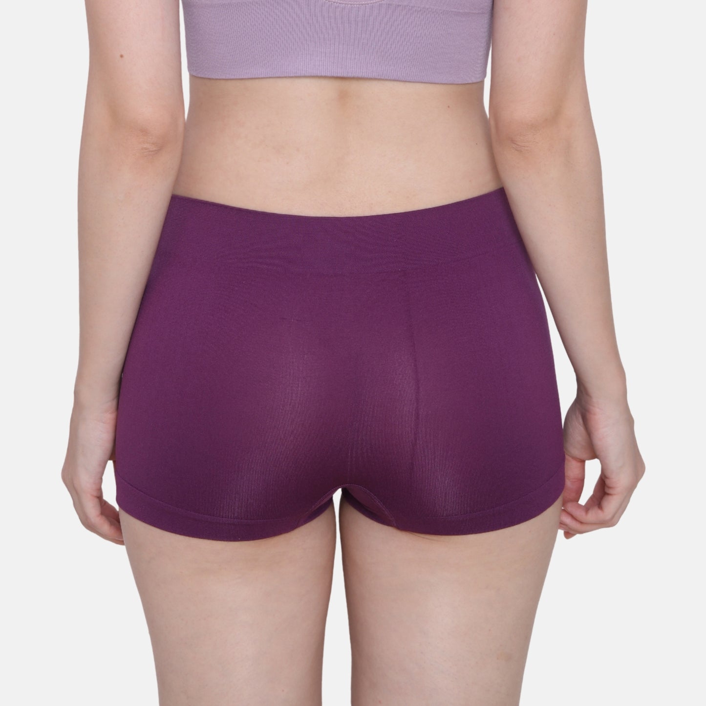 Nylon Spandex Seamless Boyshorts Panty