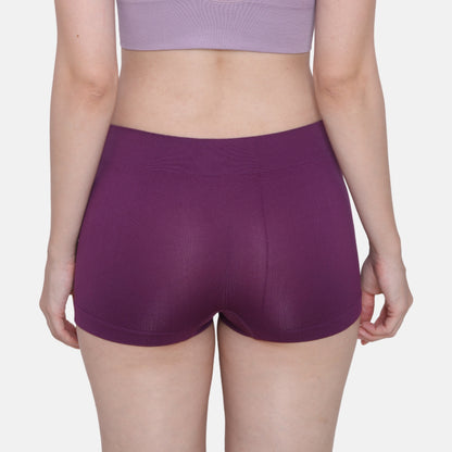 Nylon Spandex Seamless Boyshorts Panty