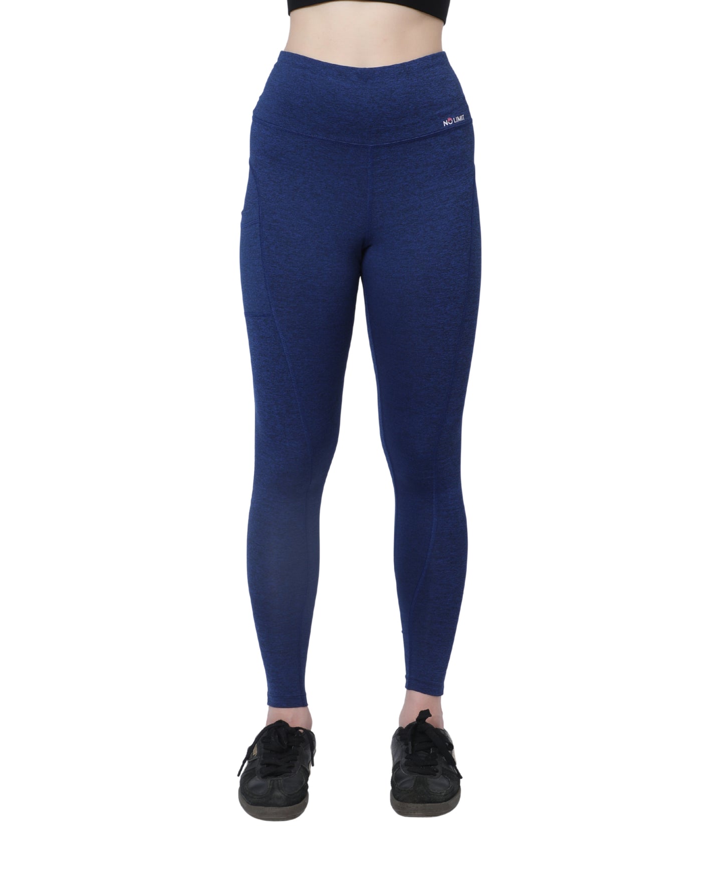 High Waist Gym Leggings with Side Pocket, 4-Way Stretch, Squat-Proof, Moisture-Wicking for Gym, Fitness, Training, Yoga & Activewear